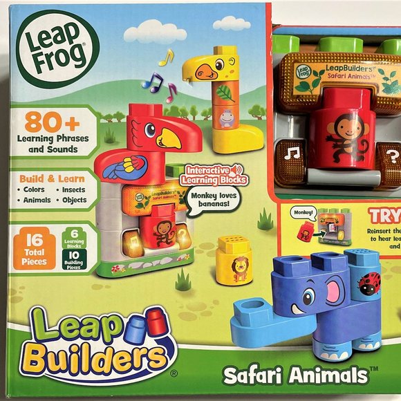 Leap Frog Leap Builders Safari Animals for Kids 2+ - Picture 1 of 7